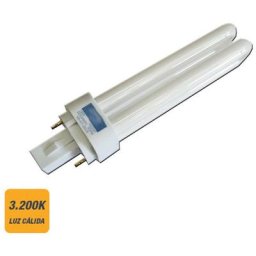Derniere unites ampoule basse consommation lynx 13w 2 pins g24d-1 3200k lumière chaude 13.1cm EDM