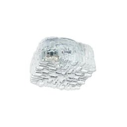Luce Ambiante Design - Plafonnier giulietta 1xE27 17x17cm en Verre Blanc Transparent