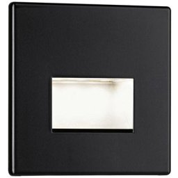 Paulmann - Mur de led Encastré Edge Light Square 80x5mm 1.2W 50LM 230V 230V 230K Noir Matt