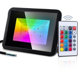 Projecteur led rgb Exterieur led Spot de 16 Couleurs 4 Modes avec Télécommande Etanche IP66