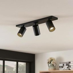 Spot à intensité variable 'Brinja' en aluminium pour couloir - noir