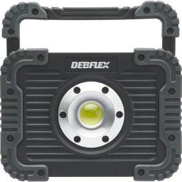 Debflex - lighting - projecteur chantier batterie simple flux IP44 smd 10W 6500K 750LM - 600492 - -