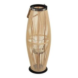 Atmosphera - Lanterne en bambou - d 27 x h 72 cm - Beige - Livraison gratuite - Beige