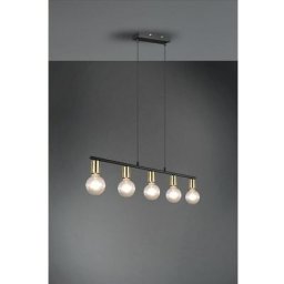 Trio Lighting - Suspensions Vannes Laiton mat 5x40W E27 - Laiton Or Doré