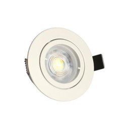 Arlux - Lighting kit 3 spots blancs encastrables jade Orient. module 5W, 2-CCT, 400lm, Ø83