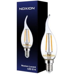 Lucent led E14 Flamme Bougie Filament Claire 2.5W 250lm - 827 Blanc Très Chaud Équivalent 25W