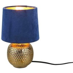 Lampe Sophia Or Bleu 1x40W E14 - Bleu