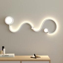 Led Applique Murale à intensité variable 'Annegrit' en aluminium pour salon & salle à manger - blanc