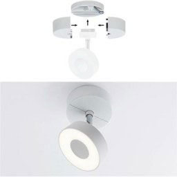 Paulmann - Upil Single Spot Suspension Base Blanc Max. 50W 230V incl. Terminal de connexion