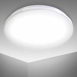 B.k.licht - Plafonnier led salle de bain, platine led 12W intégrée, 1200lm, éclairage pièces
