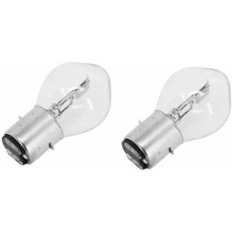 2x ampoule 6V 25/25W BA20D double filament code + phare voiture moto scooter