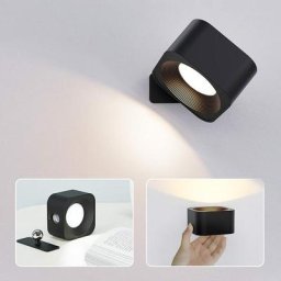 Applique Murale Interieur Charge Rapide usb Température de Couleur de Luminosité à 3 Niveaux Lampe