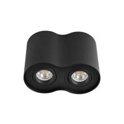 Plafonnier en Saillie bord Double GU10 Orientable - Noir