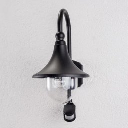 Lindby - Applique extérieure 'Daphne' en aluminium - noir, transparent
