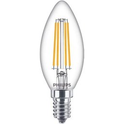 Corepro LEDcandle E14 Filament Claire 6.5W 806lm - 840 Blanc Froid Équivalent 60W - 4000K - Blanc