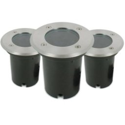 Arum Lighting - Lot de 3 Spots Encastrables de sol canyon inox 304 GU10 IP67