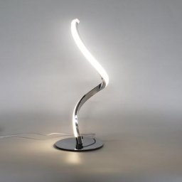 Serbia - Lampe de table spirale led - Lampe de bureau à capteur tactile à intensité variable, lampe