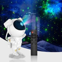 Projecteur de galaxie d'astronaute Starry Sky Night Light, projecteur d'étoile d'astronaute avec