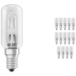 Lot 15x Osram 64862 Halolux t Eco 60W E14 Claire - 2800K - Blanc Très Chaud