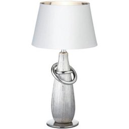 Lúzete - lampe de table sallow céramique argent - Argent