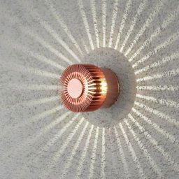 Konstsmide Lighting - Konstsmide Monza Applique Murale Extérieure Moderne Cuivre Anodisé 3W led
