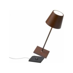 Zafferano - Poldina Pro Mini Corten lampe de table led rechargeable et dimmable