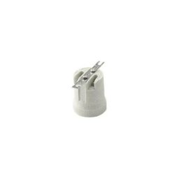 Porte-lampe en porcelaine de fai - avec support pour douille e27 0072/75