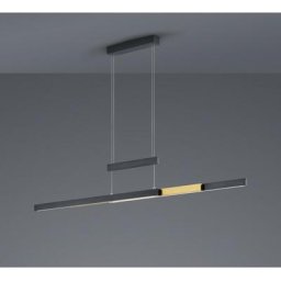 Suspensions Trajan Noir mat 1x45W smd led - Noir