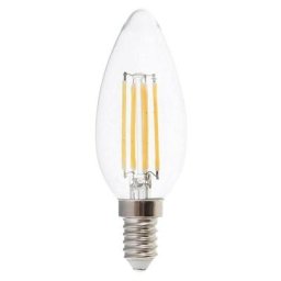 VT-1986 Ampoule à filament bougie led 4W E14 100LM/W blanc chaud 3000K 214301 - Transparent - V-tac