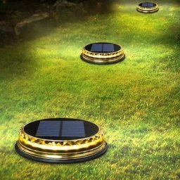 Spot à piquer led Solaire pour Jardin 5.5V 1W IP66 (Lot de 4) - Blanc Chaud 2300K - 3500K - Blanc