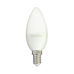 Ampoule led flamme, culot E14, 5,3W cons. (40W eq.), lumière blanc chaud - EV470F - Xanlite