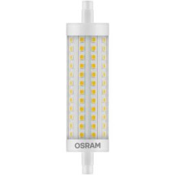 Led line R7S dim / led Tube: R7s, dimmable , 15 w, 125-W-remplacement, clair, blanc chaud, 2700 k