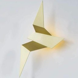 Applique murale moderne à led en forme d'oiseau volant pour chambre à coucher, salon (12,8 inches)
