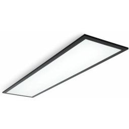 Plafonnier led 1m Panneau led Panel 4.000K 22W 2.200lm cadre noir bureau chambre