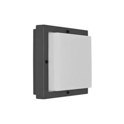Applique murale intérieur et extérieur bassi graphite E27 classe i IP65 Sg Lighting