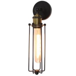 Rétro Applique murale luminaire vintage design bande en fer E27 lustre suspension éclairage