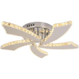 2022 Cristal Plafonnier led Lampe Machette Lustre pour Chambre Salon 5 Têtes blanc chaud