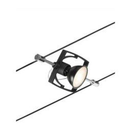 Paulmann - 94435 spot macii dc extensible avec câble métallique en plastique GU5,3 chromé mat 10 w
