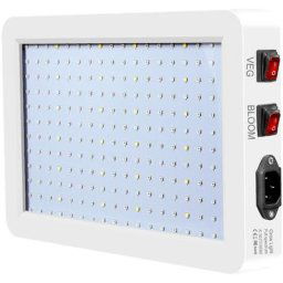 216 Lampes Full Spectrum White led Quantum Panel Hanging Grow Light eu Standard 1pc, Blanc