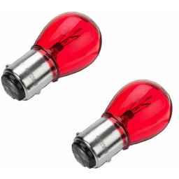 2x ampoule 12V 21/5W BAY15D rouge feu arrière stop voiture tracteur