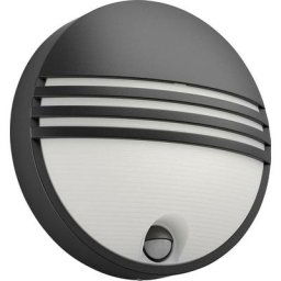 Applique extérieure avec détecteur de mouvement Philips Lighting Yarrow 172973016 led intégrée noir