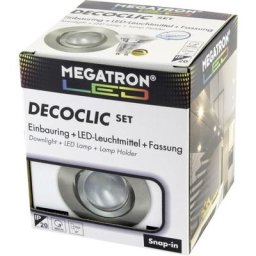 Spot encastrable Megatron MT75404 GU10, GU5.3 N/A Puissance: 6 W blanc chaud N/A