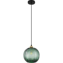 Privatefloor - Lampe à suspension Viola - Métal et verre Vert - Verre, Métal - Vert