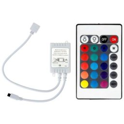 Barcelona Led - Contrôleur rgb 12V 6A (2a/ch) avec télécommande ir 24 touches