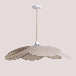 Sklum - Plafonnier Okai Style Brun noisette Ø87 cm - Brun noisette Ø87 cm