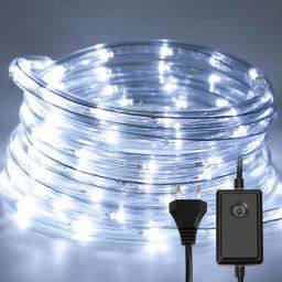Tube lumineux led multicolore Extérieur étanche Chaîne lumineuse Lampe Décor 50M Blanc froid