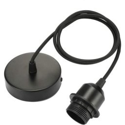 Suspension E27 avec anneau à vis, câble tissu réglable 100cm, suspension compatible avec abat-jour,