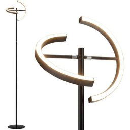 RELAX4LIFE Lampadaire LED sur Pied 30 W/3000 K/2950 LM avec Tête Pivotable à 350°,Lampadaire avec