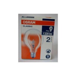 Ledvance,s.a.u - Ampoule halogène 77W globe ø 95mm chaud 2800K 1320lm culot E27 230V Halo Ledvance