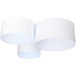 Trio de plafond Trio blanc 3 x E27 l: 91cm h: 30cm Dimmable